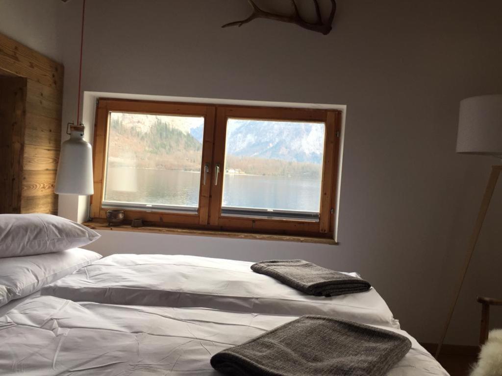 Bootshaus Am Hallstaetter See Hallstatt Buitenkant foto
